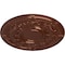 Ekena Millwork Dauphine Ceiling Medallion (Fits Canopies up to 13 1/4"), 33 7/8"OD x 1 3/8"P, Copper Penny CM33DACPS - alternate 3
